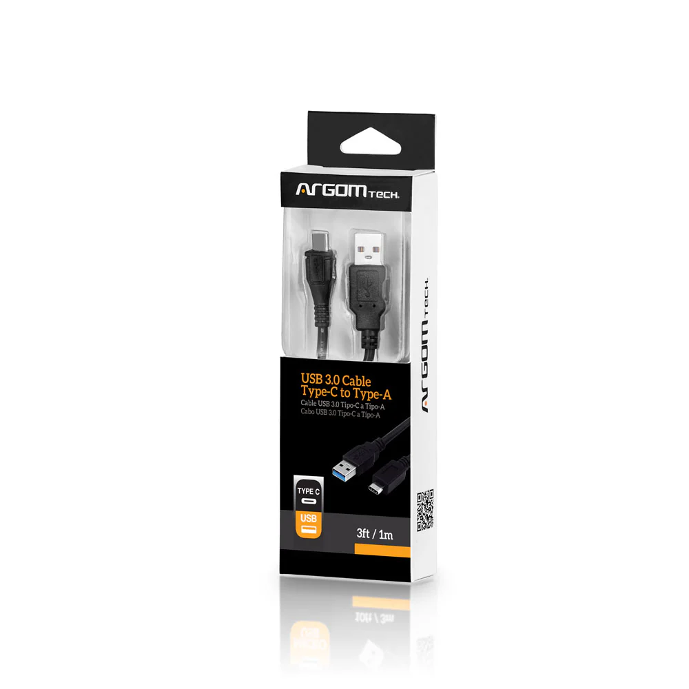 Argom cable USB-A a C 3.0 1 Mt ARG-CB-0041