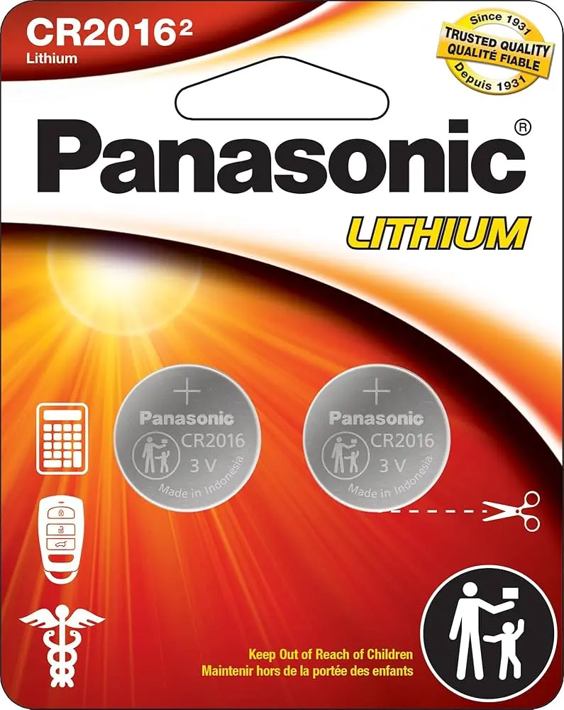 Panasonic Lithium Batería CR2016 litio