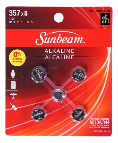 Sunbeam bateria 357 1.5V AG13/LR44