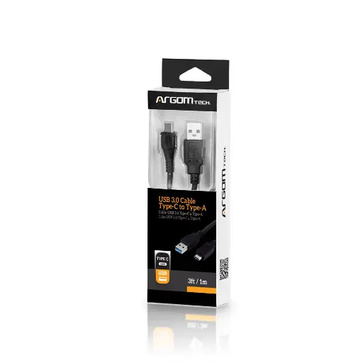 Argom cable USB-A a C 3.0 1 Mt ARG-CB-0041