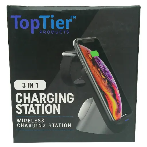 TopTier estación de carga para iphone 3 en 1