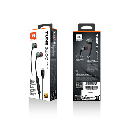 Auriculares JBL Tune310C con cable USB-C