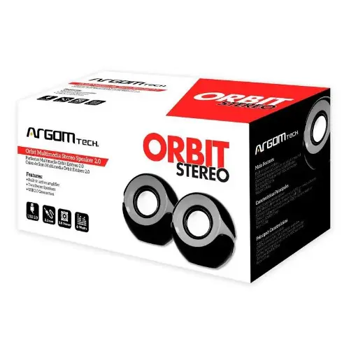 Argom Tech Parlantes multimedia Orbit Estéreo 2.0